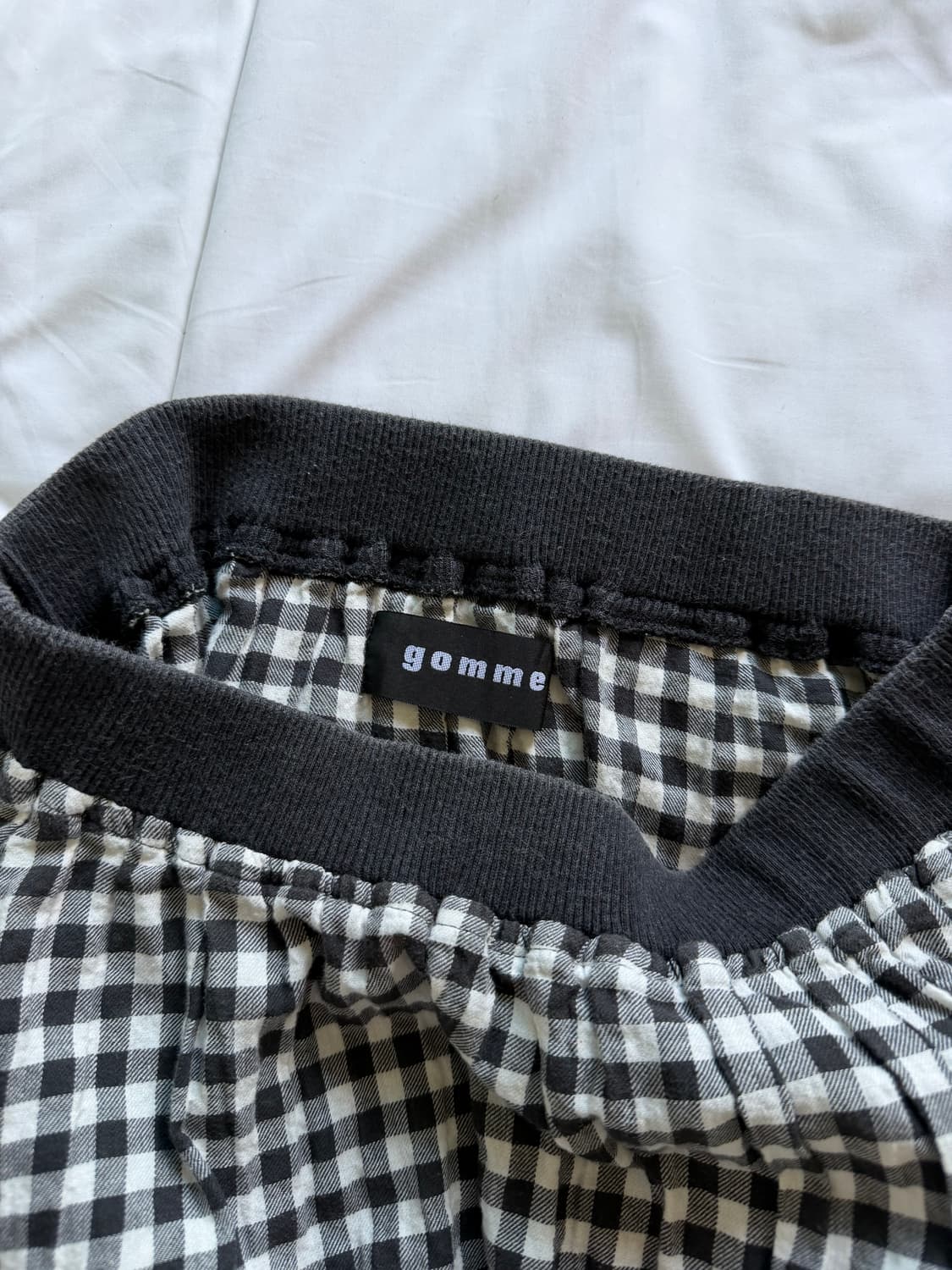 gomme 고무 체크 스커트 팬츠 skirt pants  상품이미지6