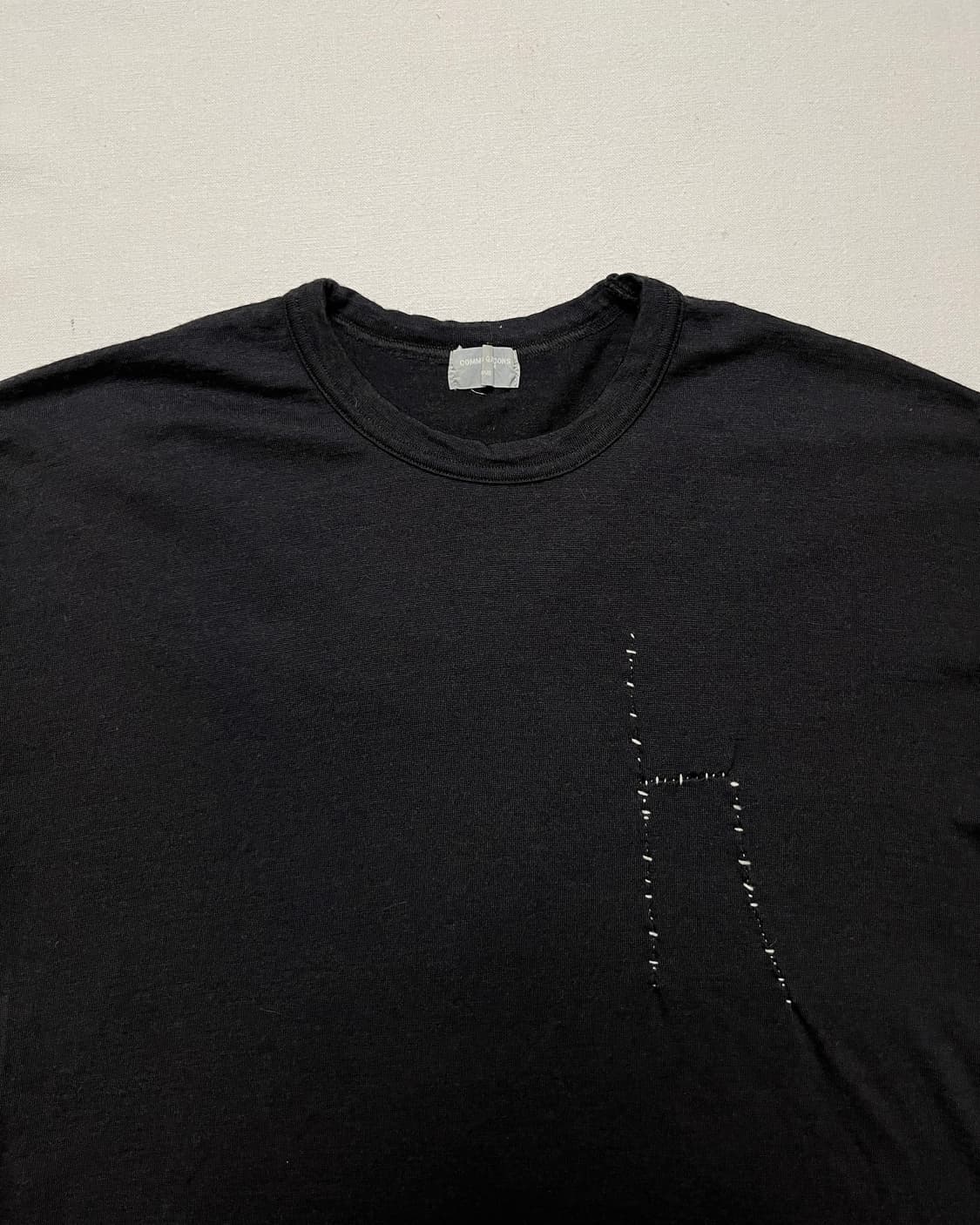 90s 꼼데가르송 옴므 울 컷앤소 다나카옴므 롱슬리브 울티셔츠 상품이미지8