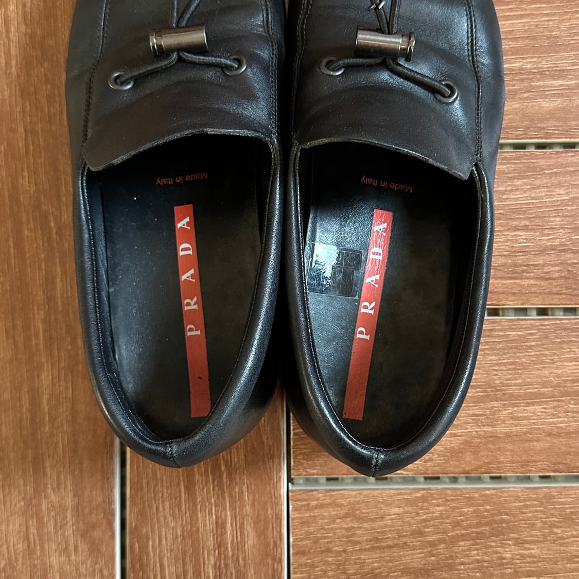 Prada sports toggle square toe loafer 상품이미지5