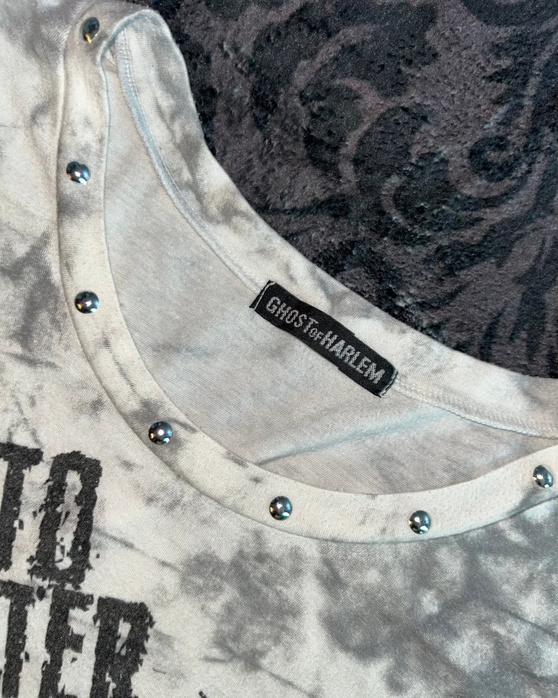 ghost of harlem skull punk top 상품이미지6