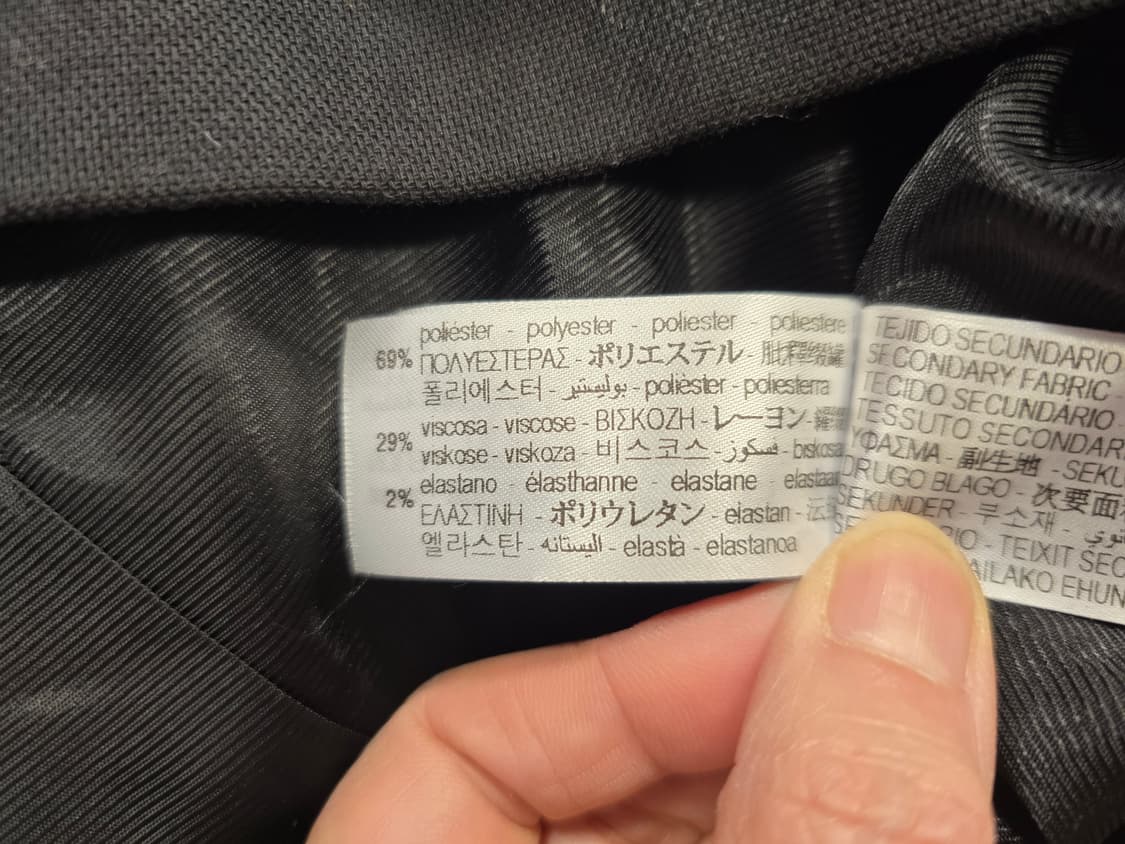 자라 ZARA 체크 크롭 자켓 S 상품이미지7