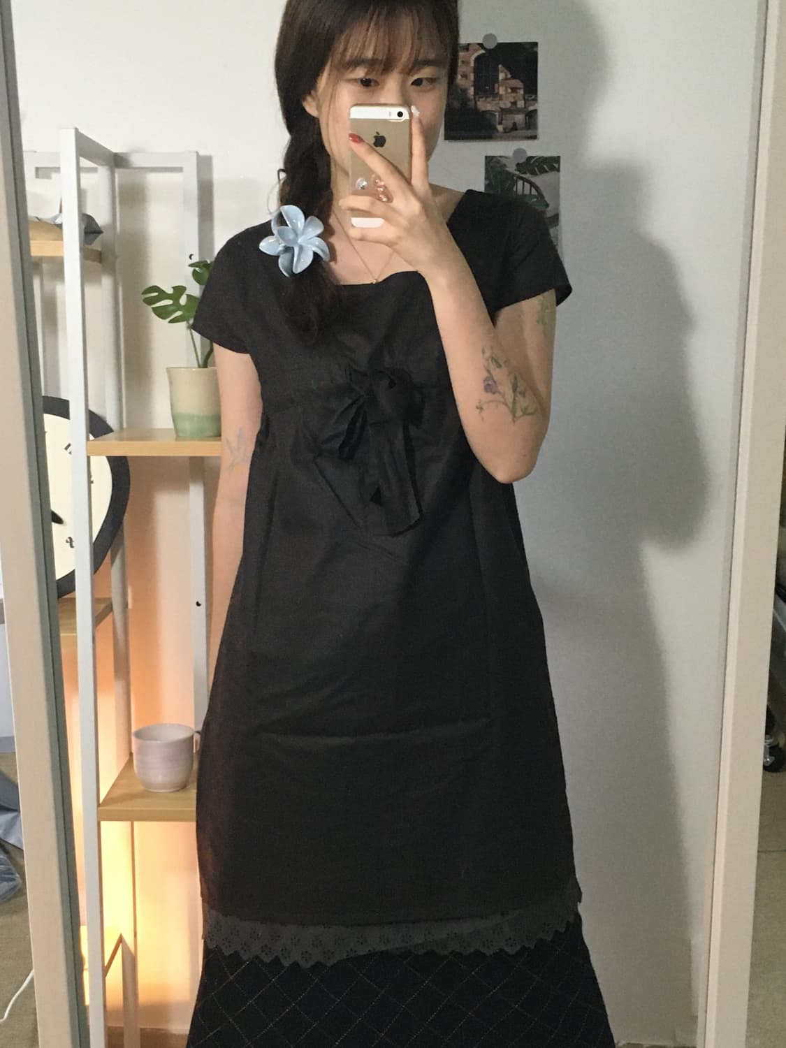 다크브라운 포멀 원피스 상품이미지2