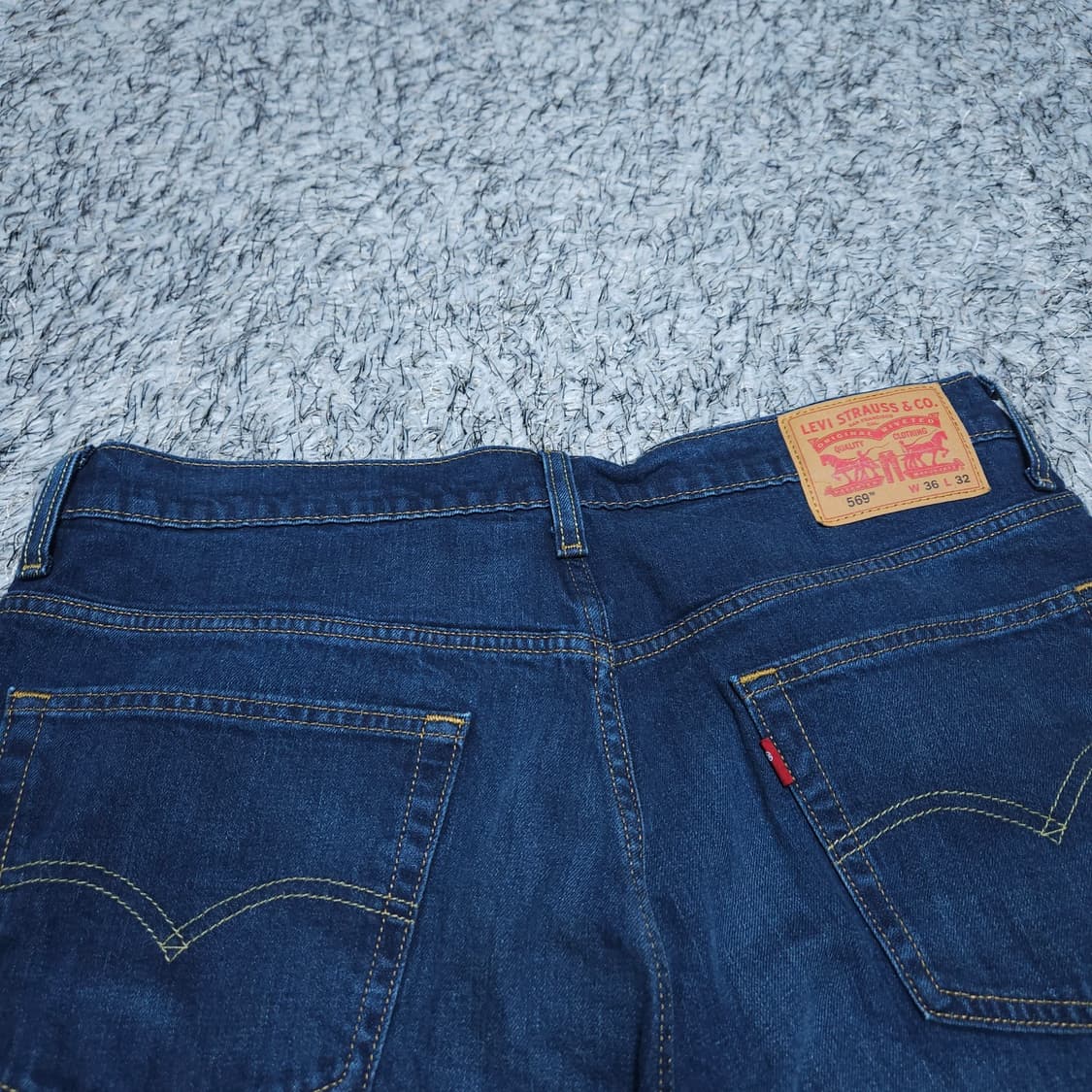 리바이스569) 36/32 남자 일자청바지 / 왕눈이샵 상품이미지6