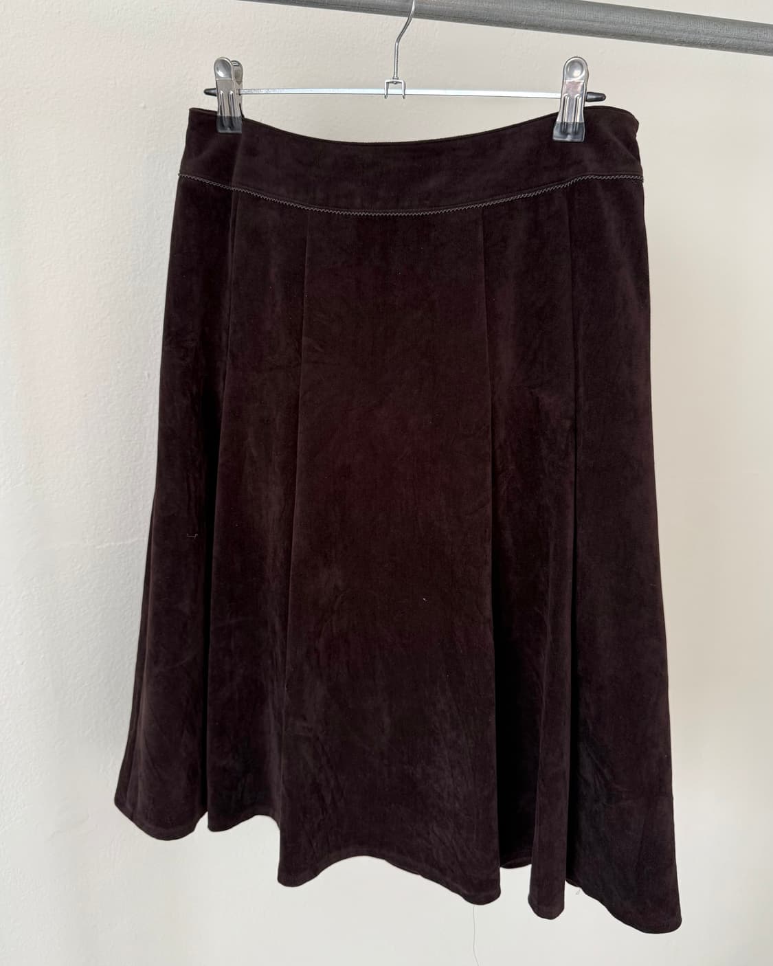빈티지 벨벳 스커트 상품이미지4