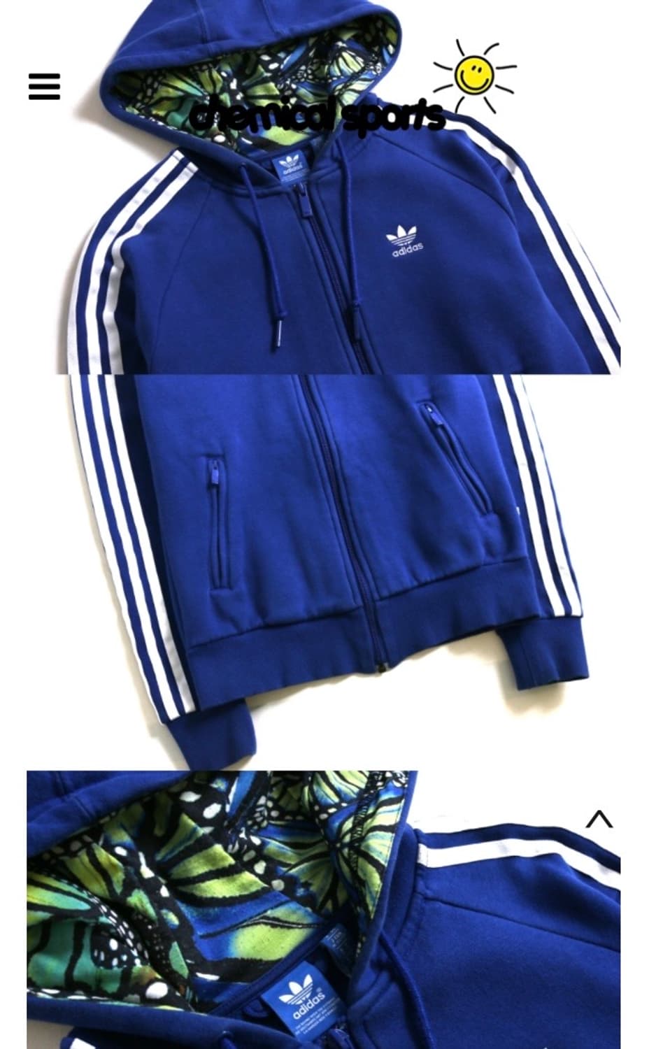 케미컬스포츠 아디다스 후드집업 상품이미지2