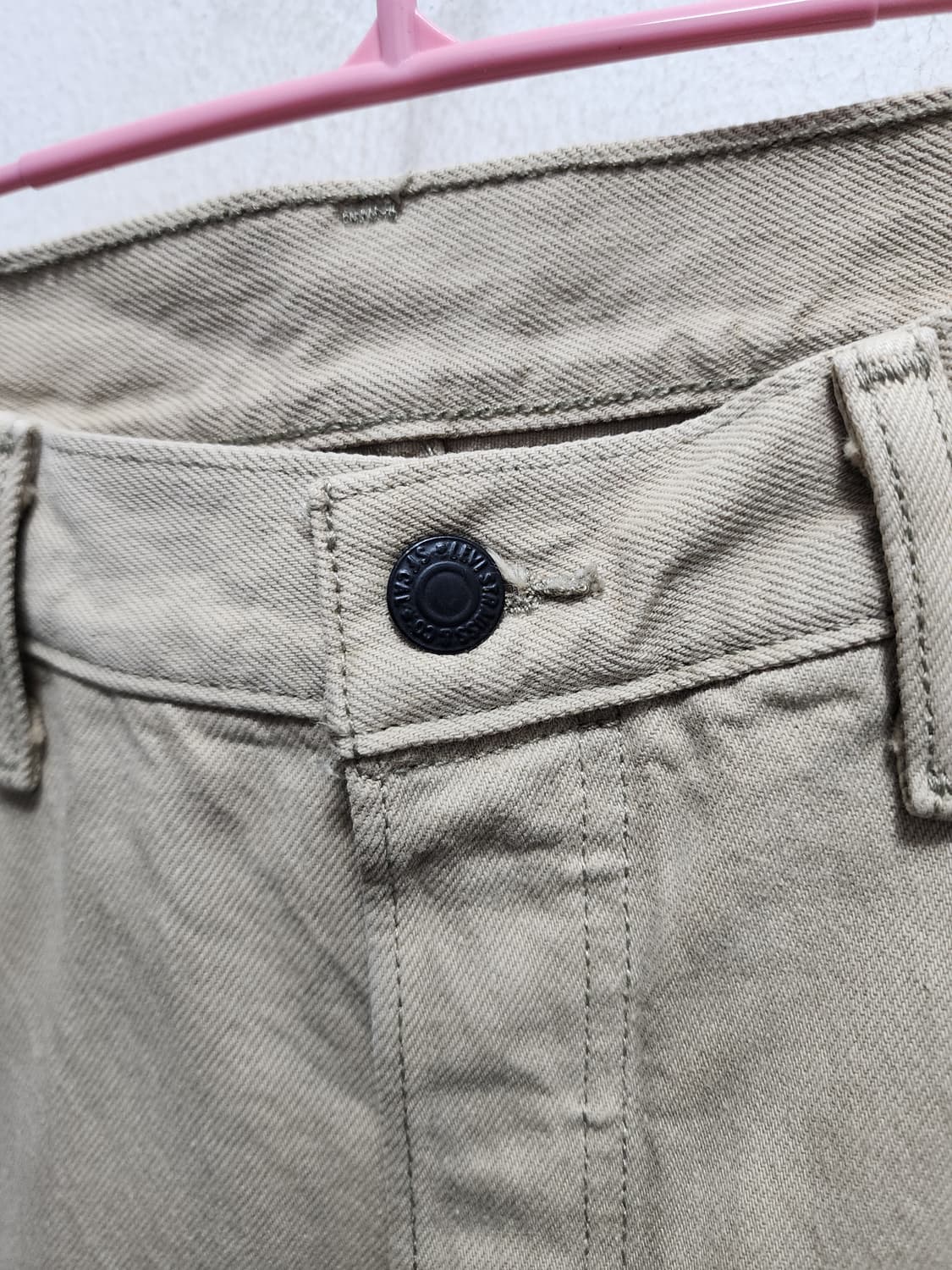 리바이스 501 베이지 빈티지 청바지 상품이미지4