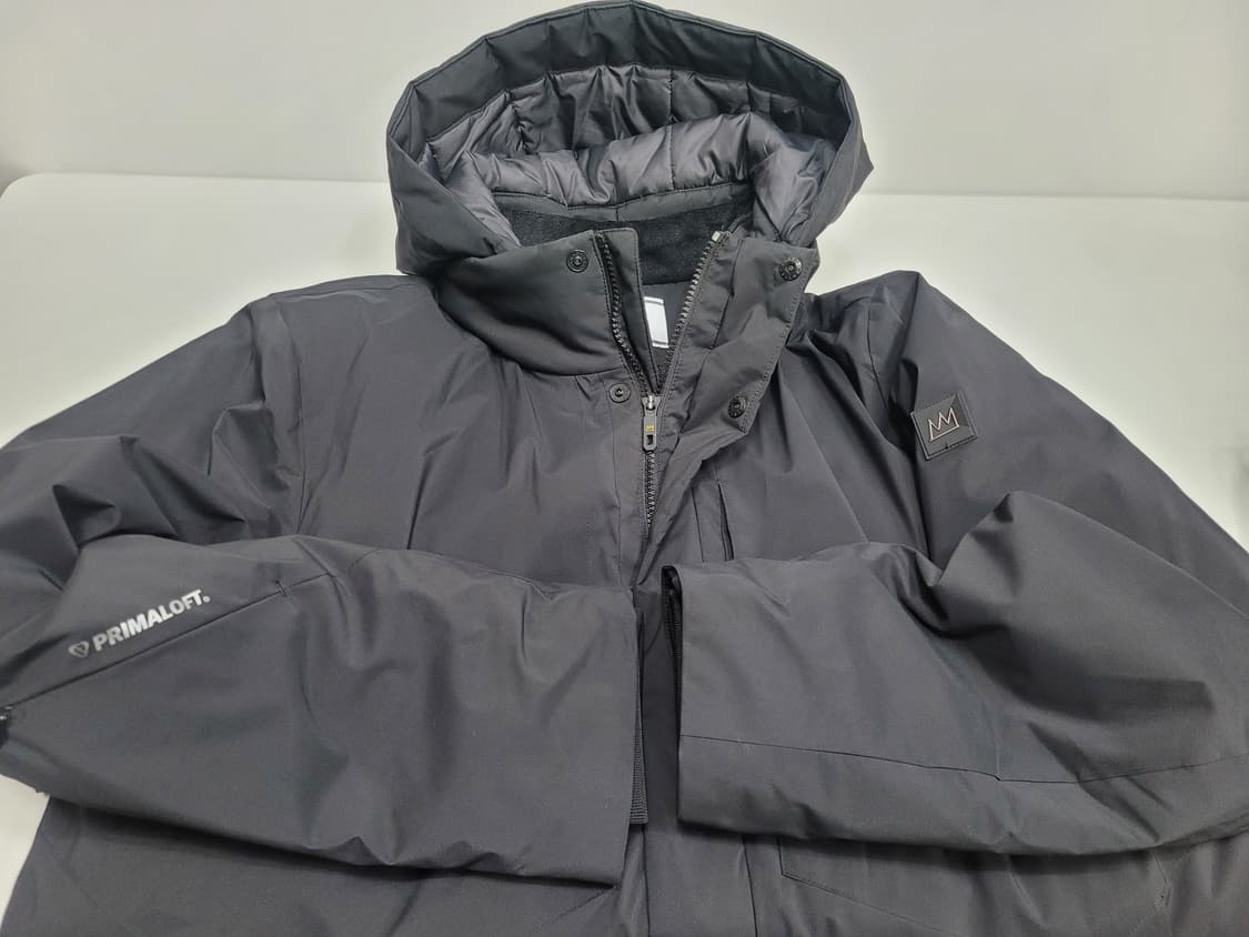 장미쉘 바스키아 23FW 후드 패딩 코트 / 남 110 블랙
 상품이미지3