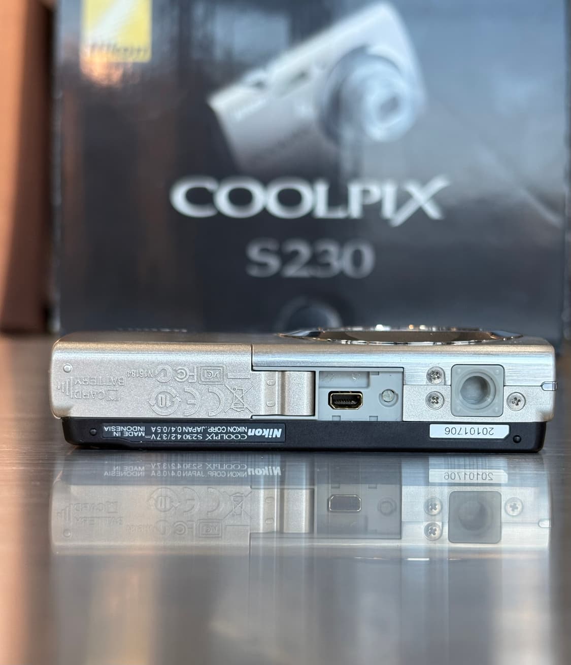 풀박/날짜표시)니콘 쿨픽스 s230 실버 빈티지디카 상품이미지6