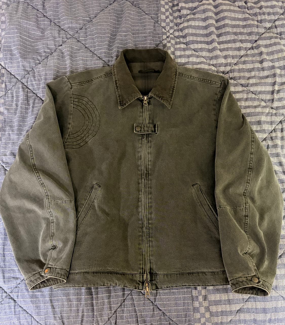 해칭룸 데님 워크자켓 블루 3사이즈 상품이미지2