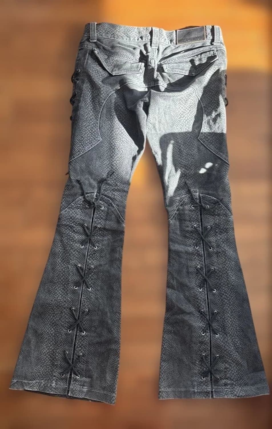 Tornado Mart 파이톤 레이스 플레어 팬츠 상품이미지2