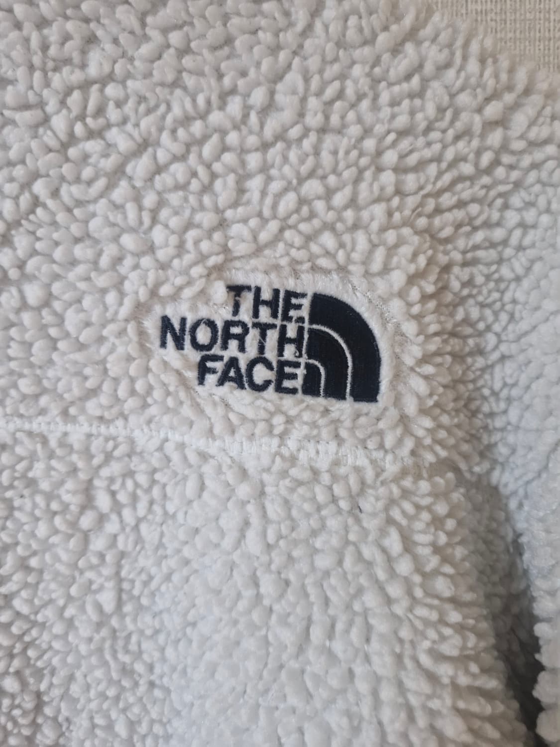 노스페이스 양털 뽀글이 후리스 집업 화이트 M 상품이미지7