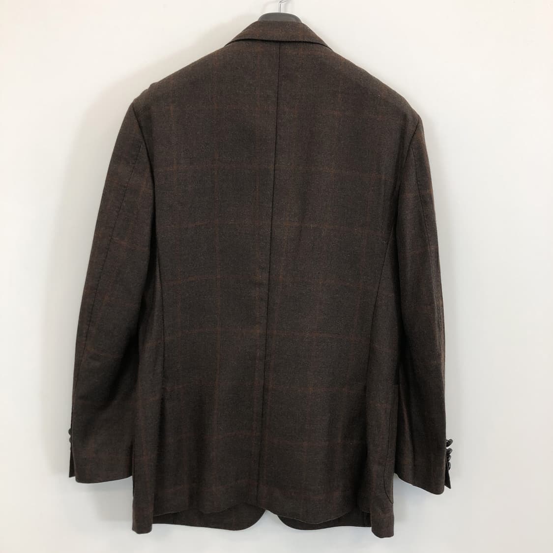 닥스 울 100% 브라운 체크 콤비자켓 100  상품이미지4