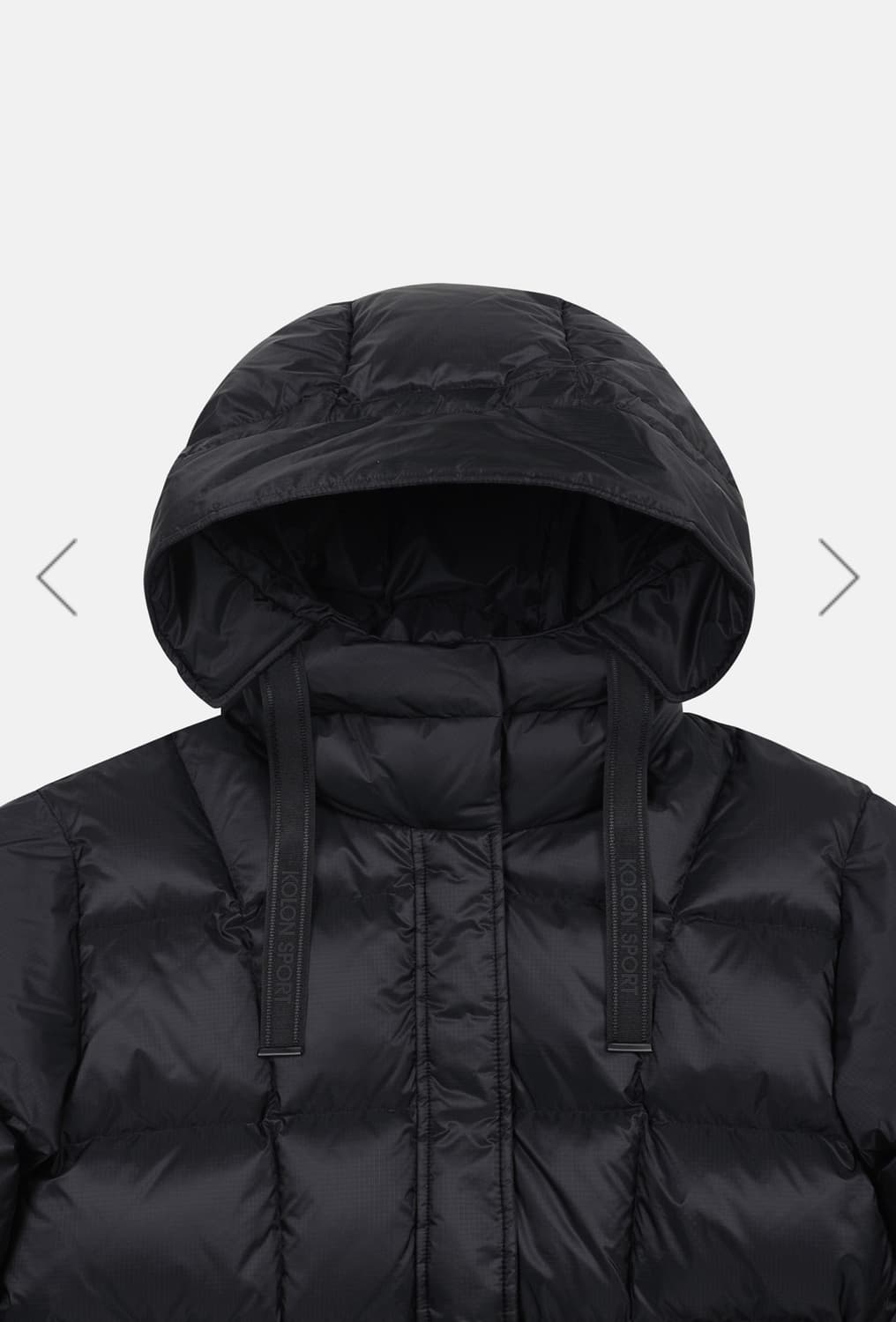 코오롱스포츠 여성 푸퍼 다운_블랙 상품이미지4