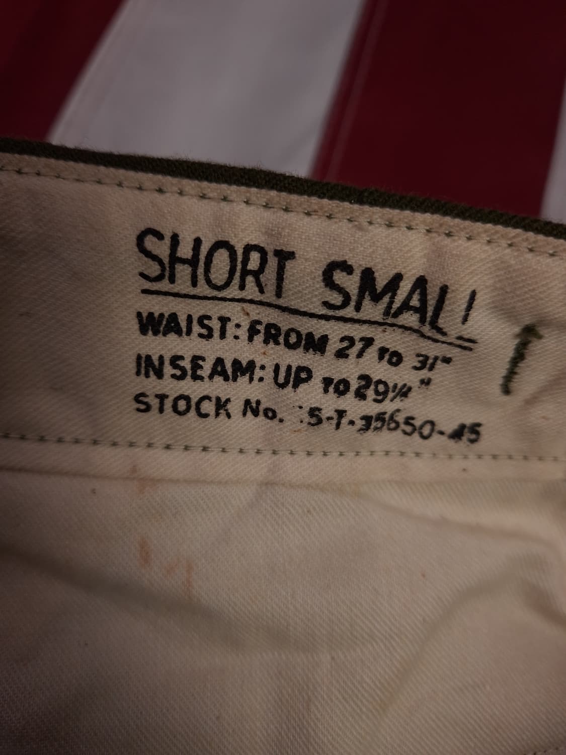 택새제품 오리지날 미군 M-51 울 사지 바지 상품이미지3