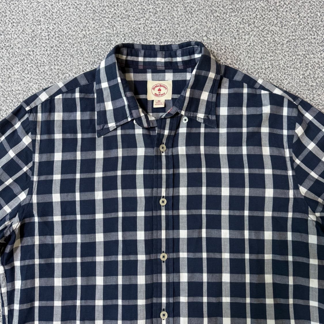 브룩스브라더스 깅엄체크 셔츠 M 상품이미지2