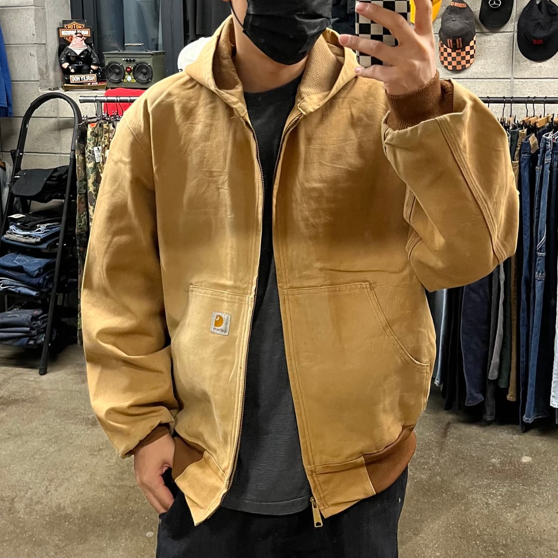 Carhartt J131 하드 페이딩 액티브 자켓 (110) 상품이미지7