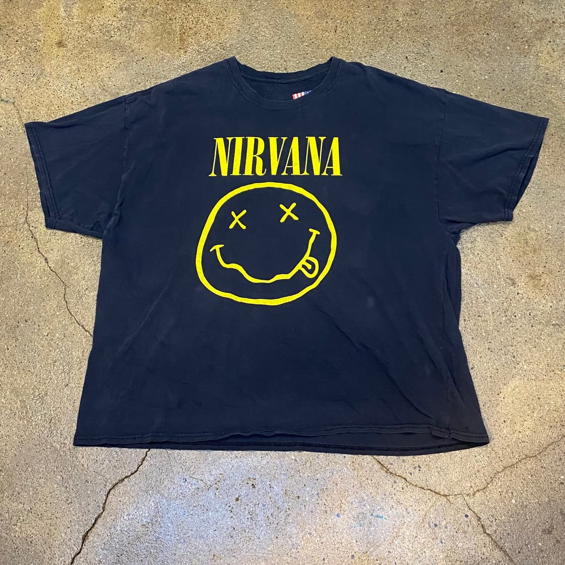 레어) 미국 빈티지 너바나 공식굿즈 반팔티 락티셔츠 상품이미지1