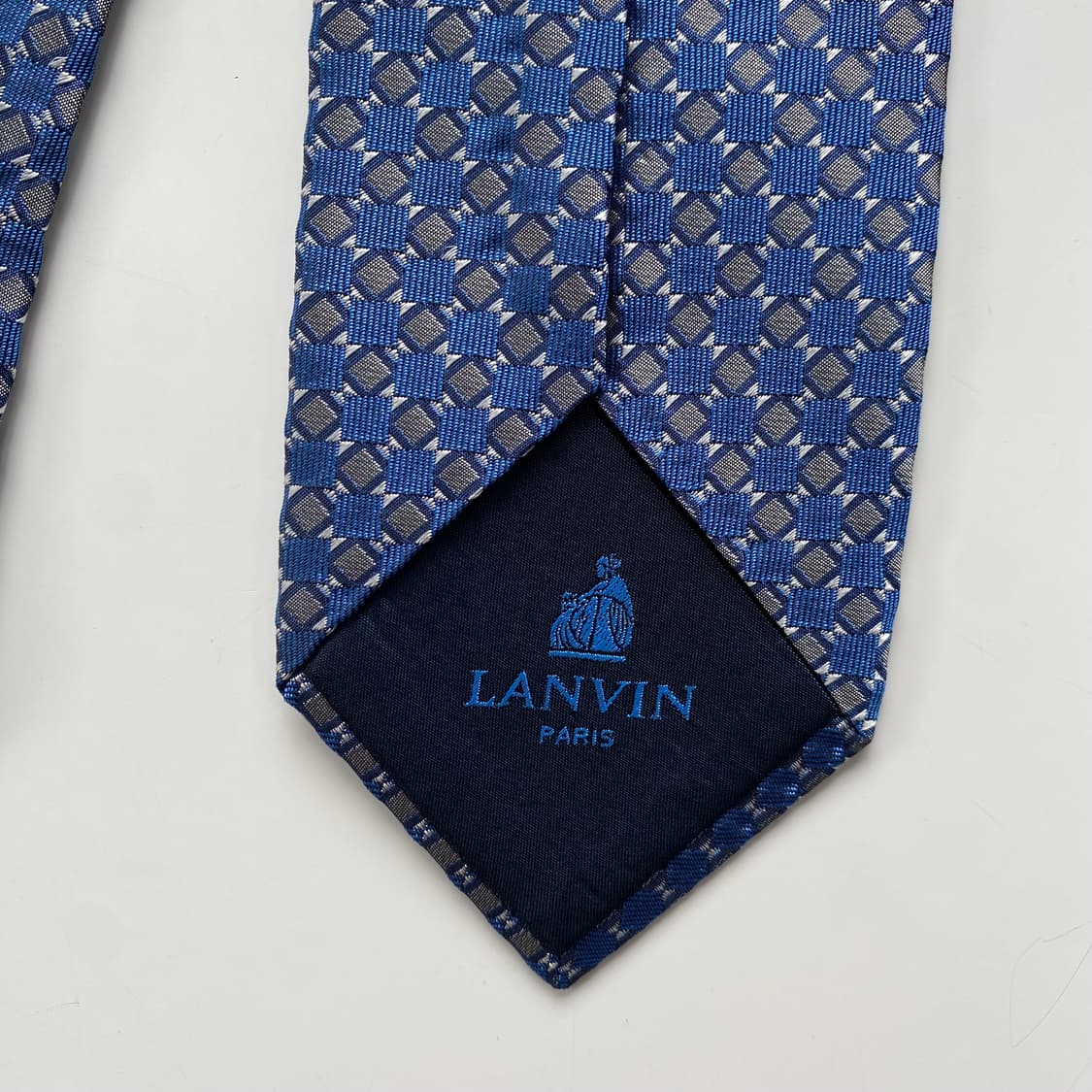 택달린 미사용품 랑방 정품 명품넥타이 (LANVIN) 7.8cm 상품이미지7