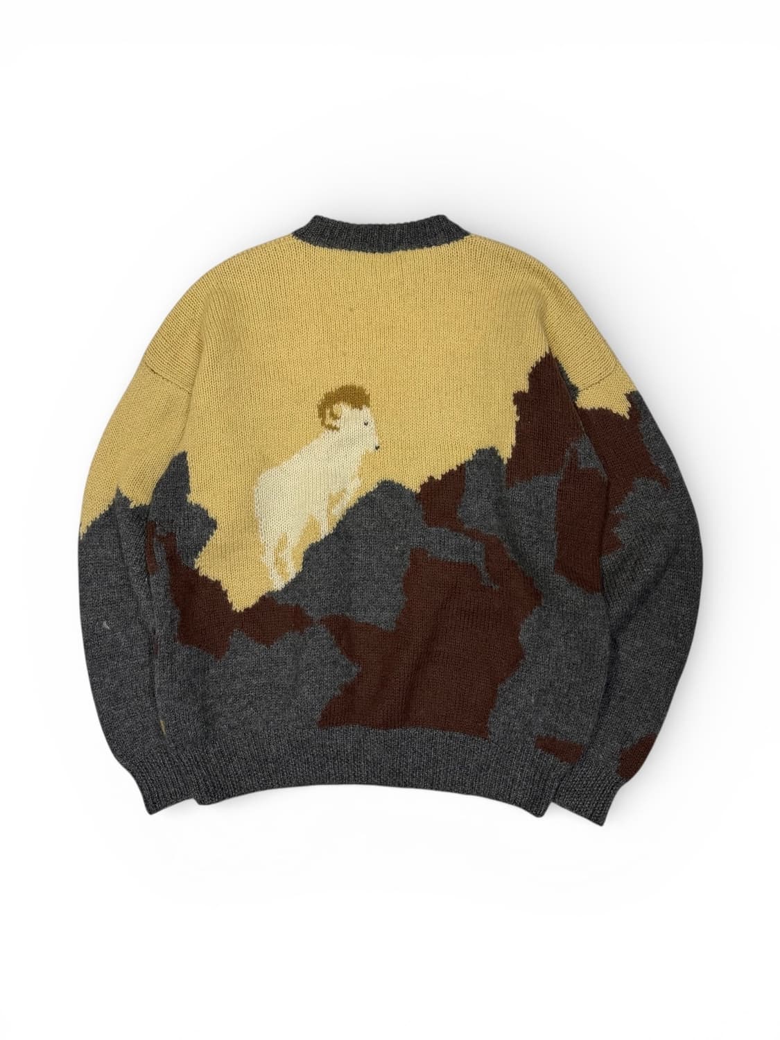 KNITTED BY HAND 핸드메이드 천연 모 니트 상품이미지2