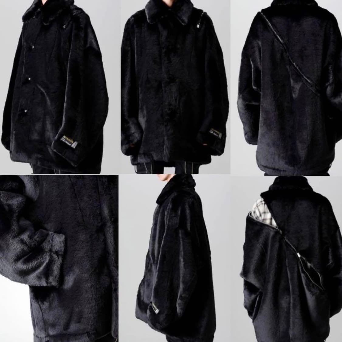 [44] 솔로이스트 22AW 벌룬 쉐입 퍼코트 상품이미지5