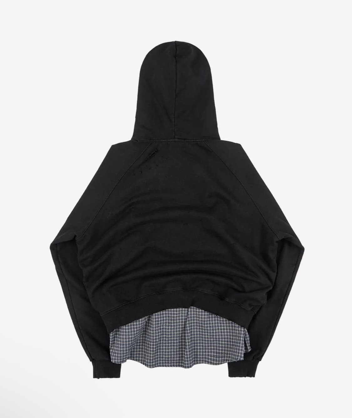 선데이오프클럽 블랙 레이어드 후드 2 상품이미지2