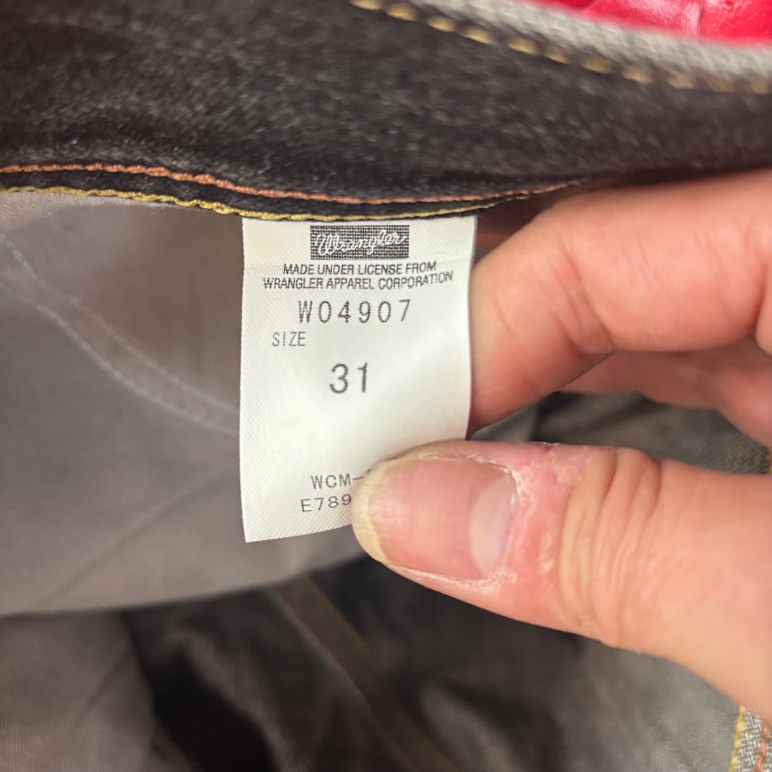 랭글러 데님 부츠컷 블랙 상품이미지10