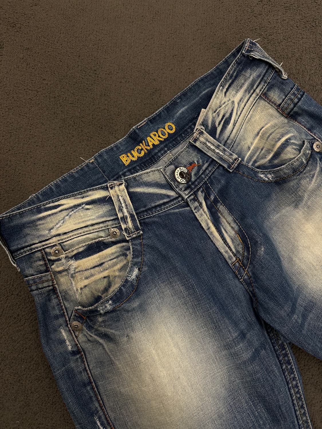 버커루 빈티지 워싱 부츠컷 처분 대장  상품이미지2