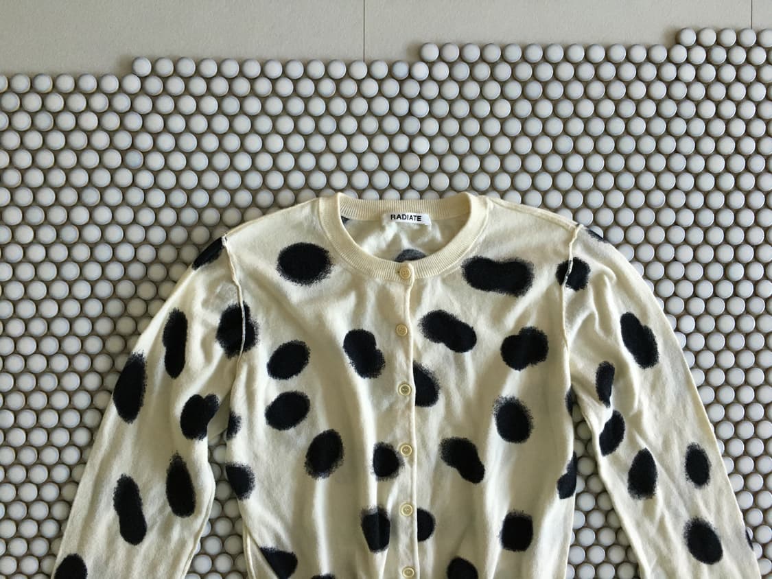 dot cream cardigan 상품이미지4