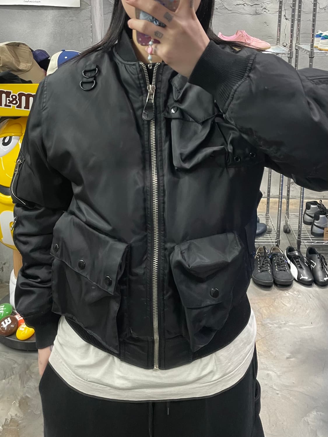 빈티지 멀티포켓 MA1 항공점퍼 상품이미지9