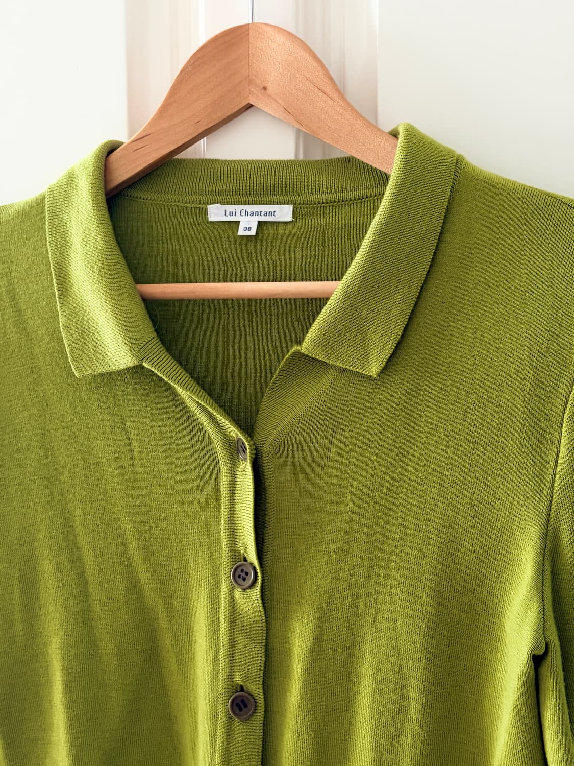 Lui Chantant 올리브 니트 가디건 상품이미지2