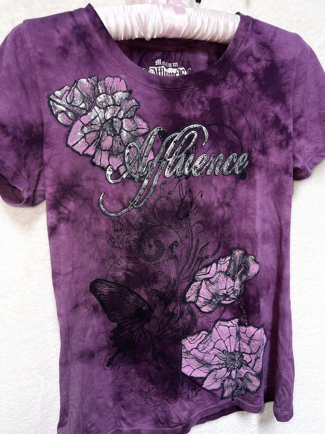 어플릭션st 버커루 y2k 와투케 갸루 펑크 00s 오리엔탈 레터링 반팔 상품이미지9