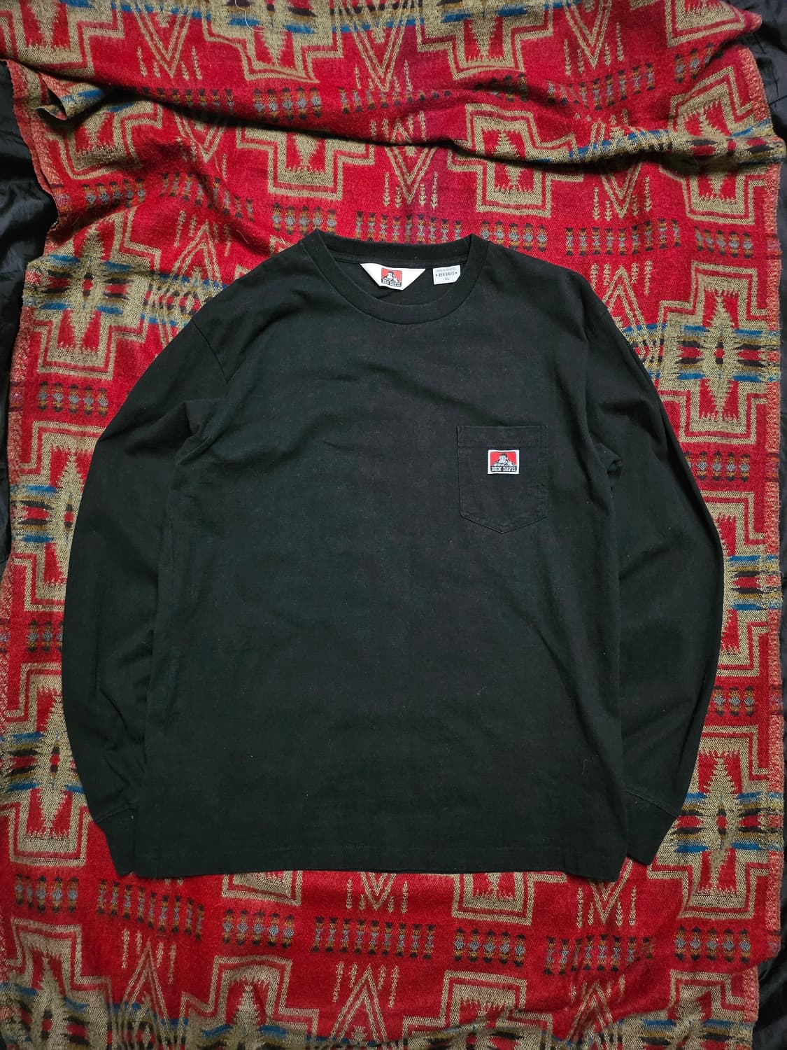 벤데이비스 블랙 포켓 롱 슬리브 XL 상품이미지2