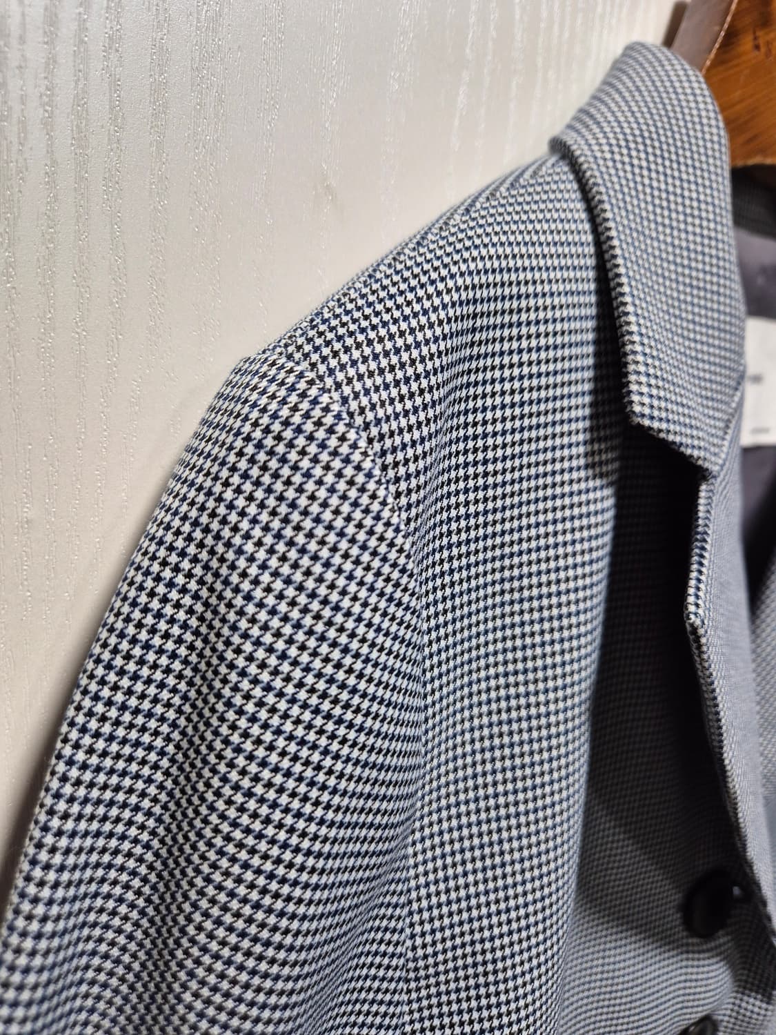 빈티지 체크 패턴 여성 자켓 상품이미지8