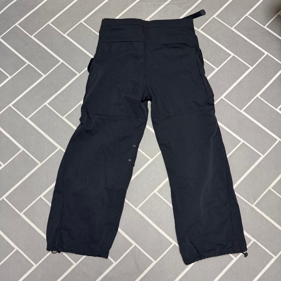 (2)누피크 지퍼 카고 팬츠 블랙 상품이미지2