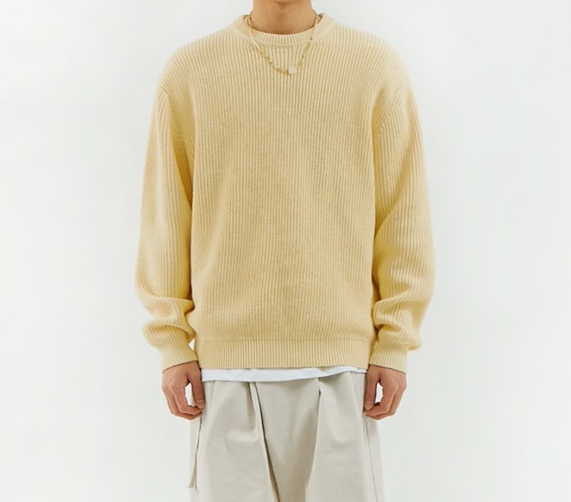 인템포무드 코튼 니트 / 남성 니트/ 남자 니트  상품이미지2