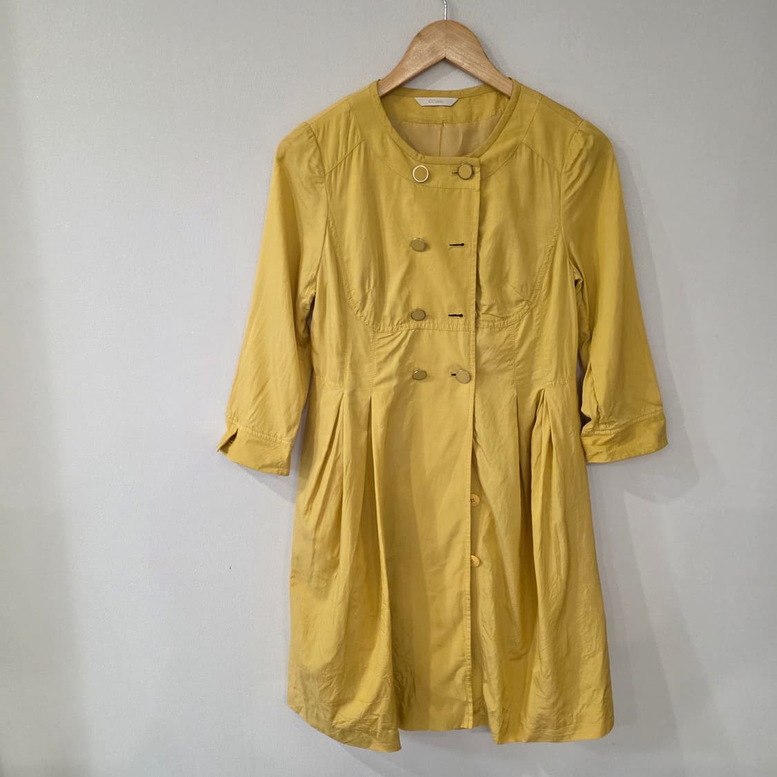 CC club 옐로우 트렌치 코트 91 상품이미지1