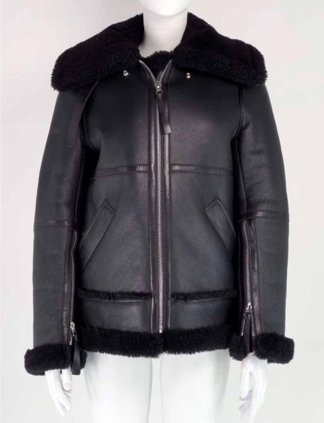 [정품] 아크네 스튜디오 검정색 무스탕 자켓입니다. 상품이미지7