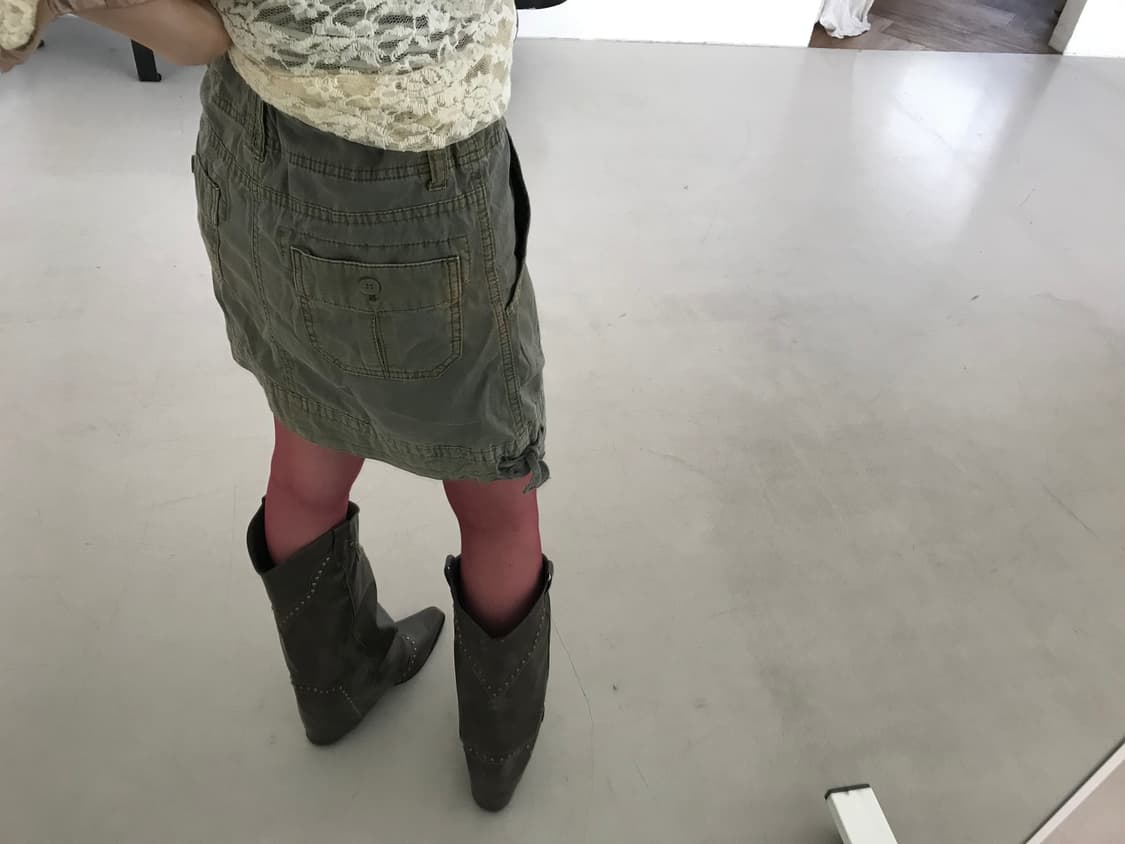 vintage cargo skirt 상품이미지4