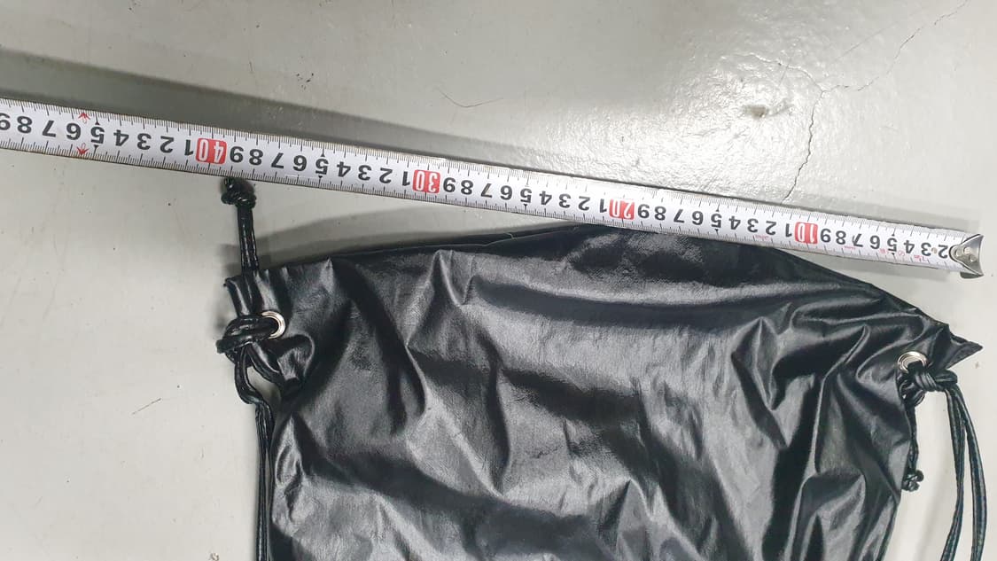 마뗑킴 블랙 스트링 백팩 상품이미지3