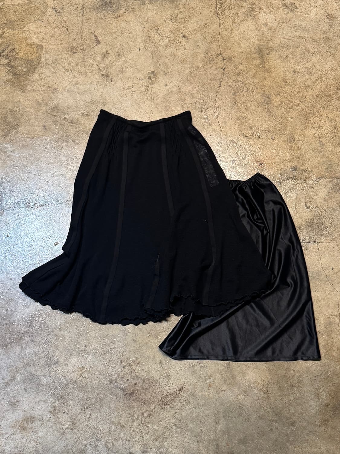 26-28inch ) HIROKO BIS Layered Skirt 상품이미지4