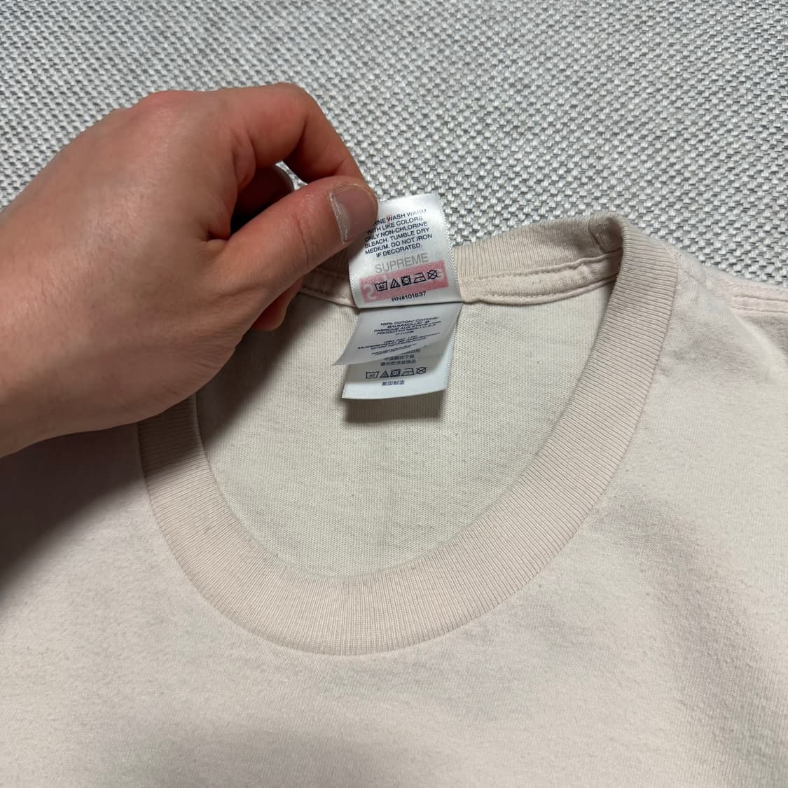 23FW 슈프림 SUPREME 스텐실 반팔 티셔츠 상품이미지3