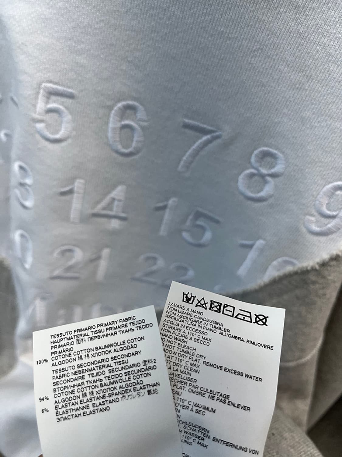 105) 마르지엘라 20AW 디컨스트럭티드 오버 맨투맨  상품이미지9