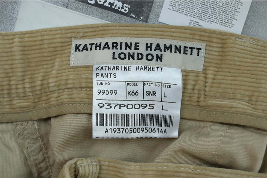 캐서린 햄넷 코듀로이 부츠컷 팬츠 상품이미지8