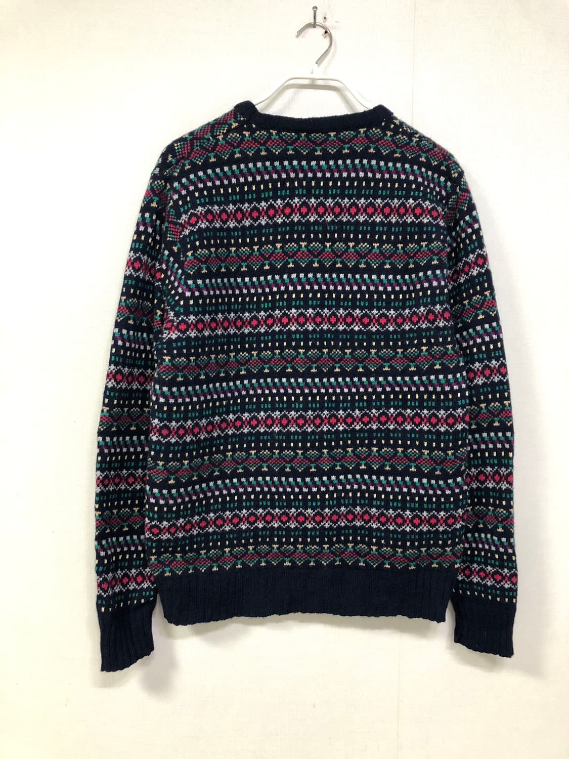 미국 usa) Saddlebred 울혼방 페어아일 에스닉패턴 니트 스웨터 상품이미지6