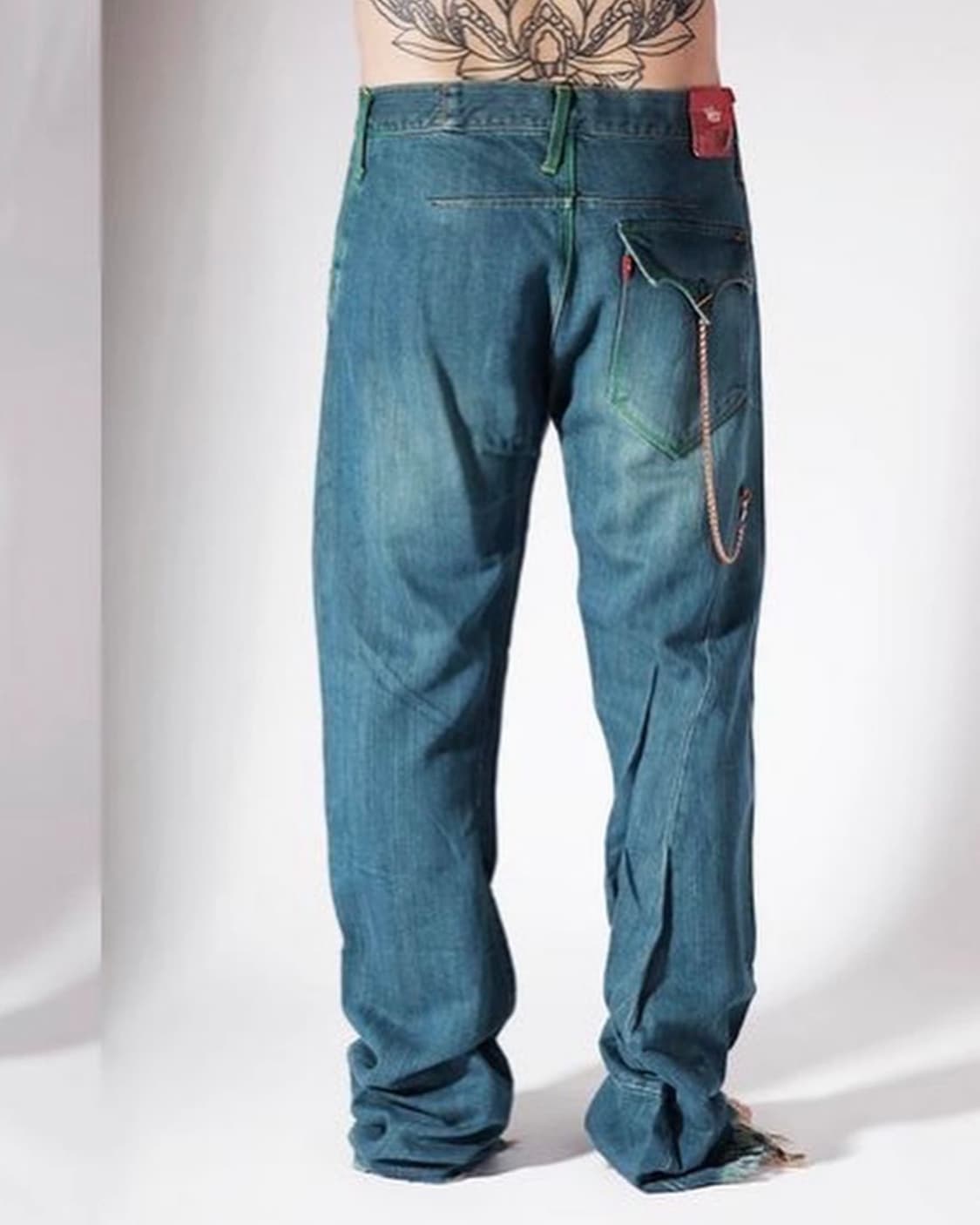 리바이스 레드 2002ss warped 부츠컷 진  상품이미지7