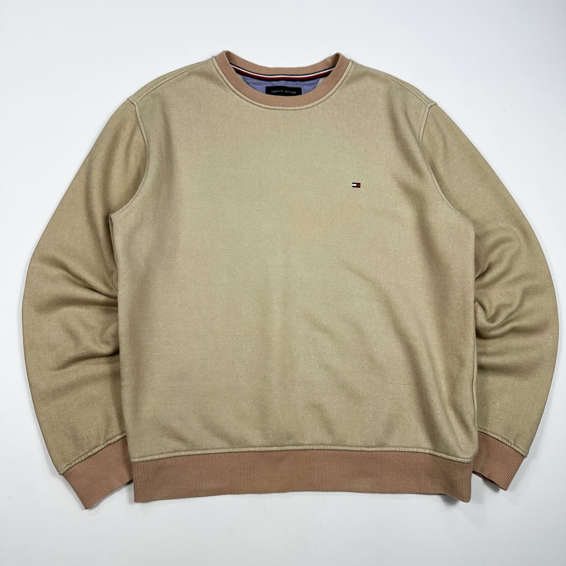 타미힐피거 플래그 베이지 맨투맨 (S) 상품이미지2