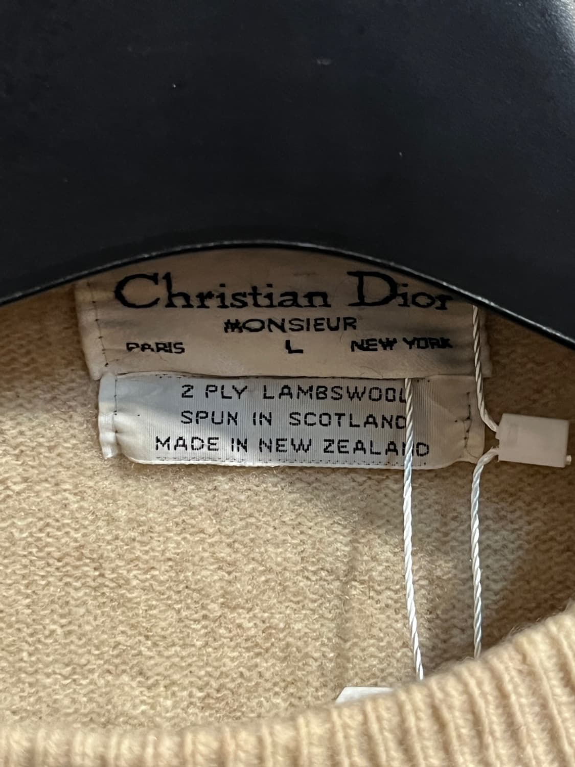 크리스챤 디올 베이지 니트 상품이미지3