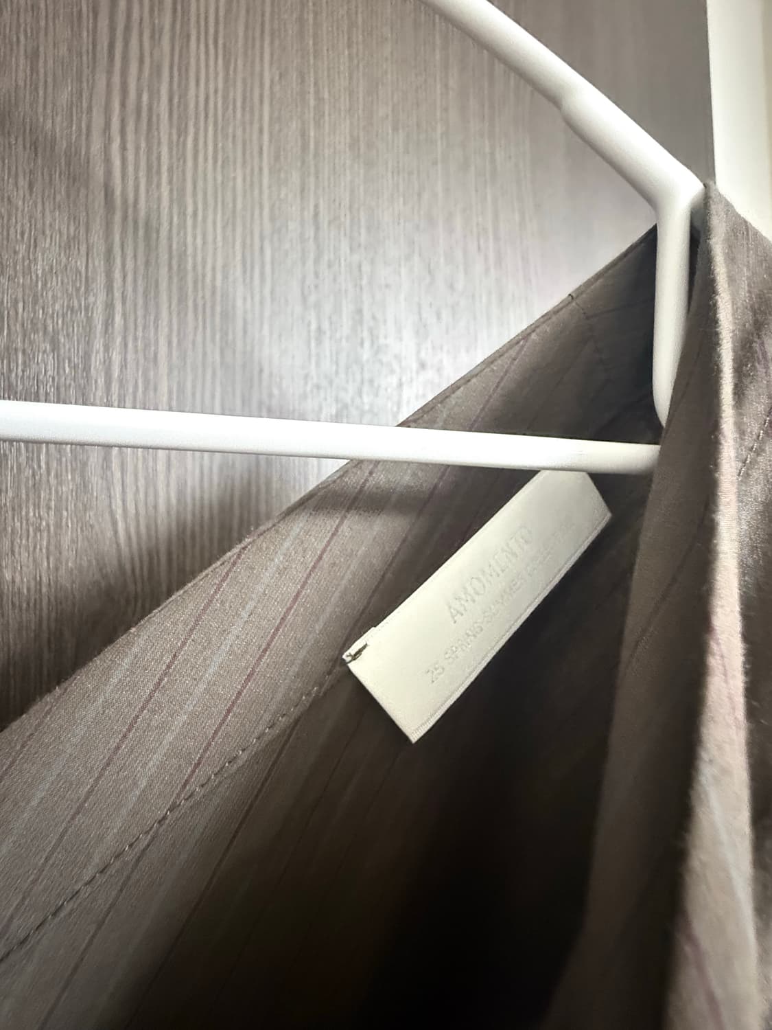 아모멘토 25SS Stripe Shirts Dress (2 Colors) 상품이미지4