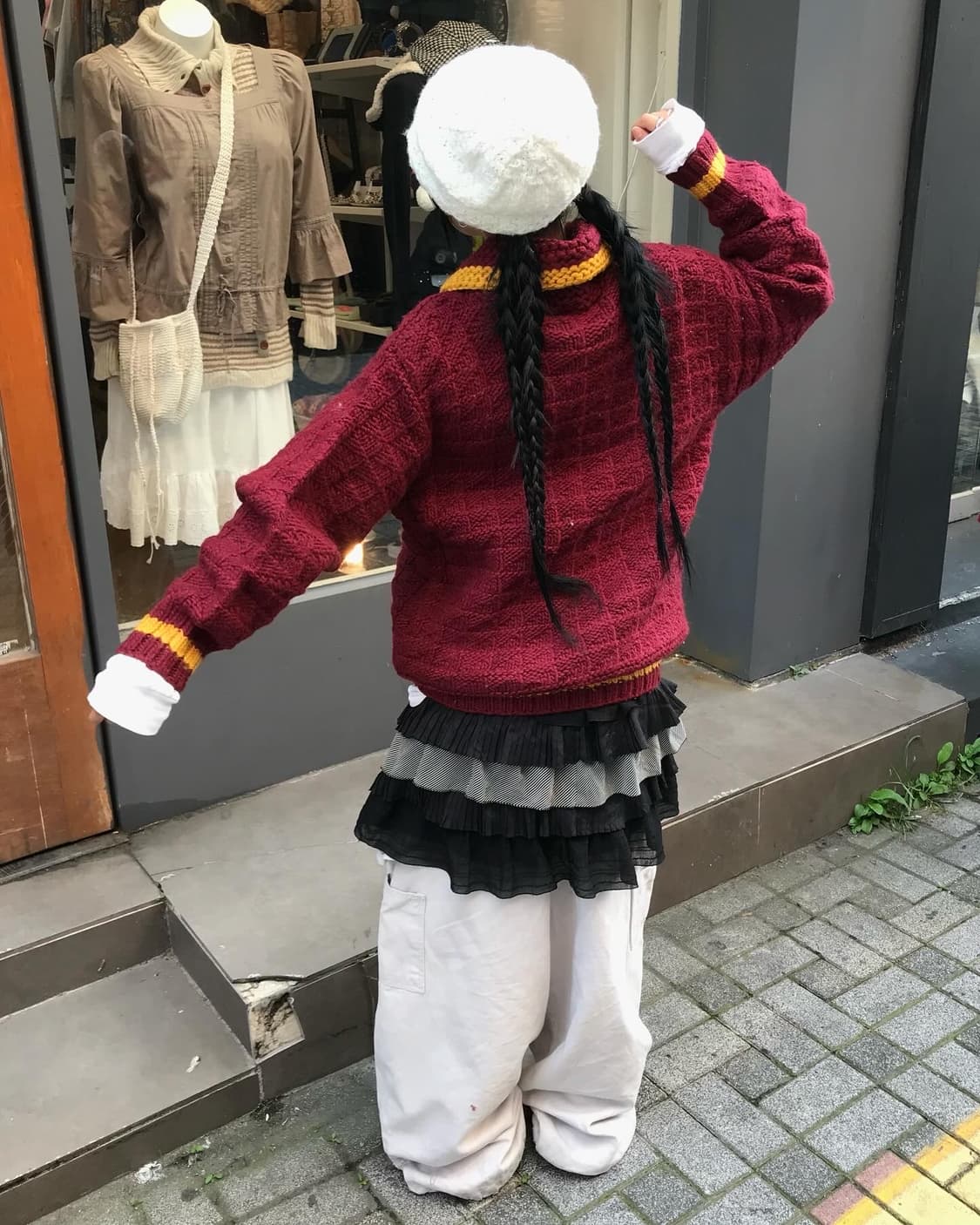 Vintage Cowichan Knit Zip-Up 상품이미지2