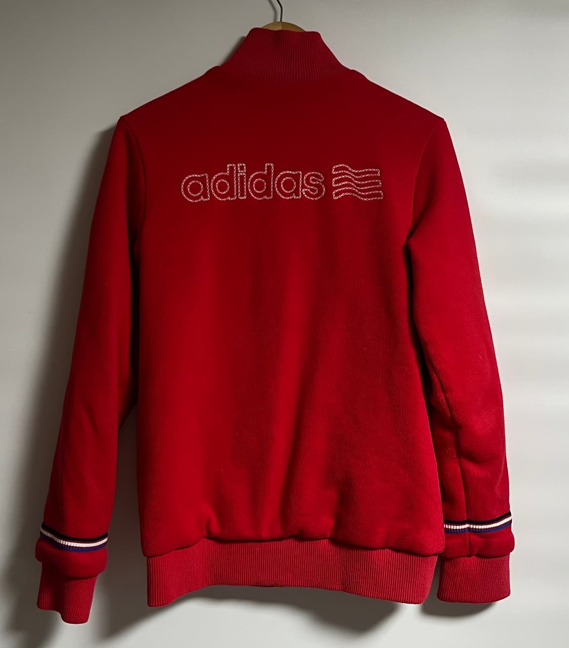 공용 아디다스 파이어버드 패치 니트 집업 트랙탑 M 상품이미지6